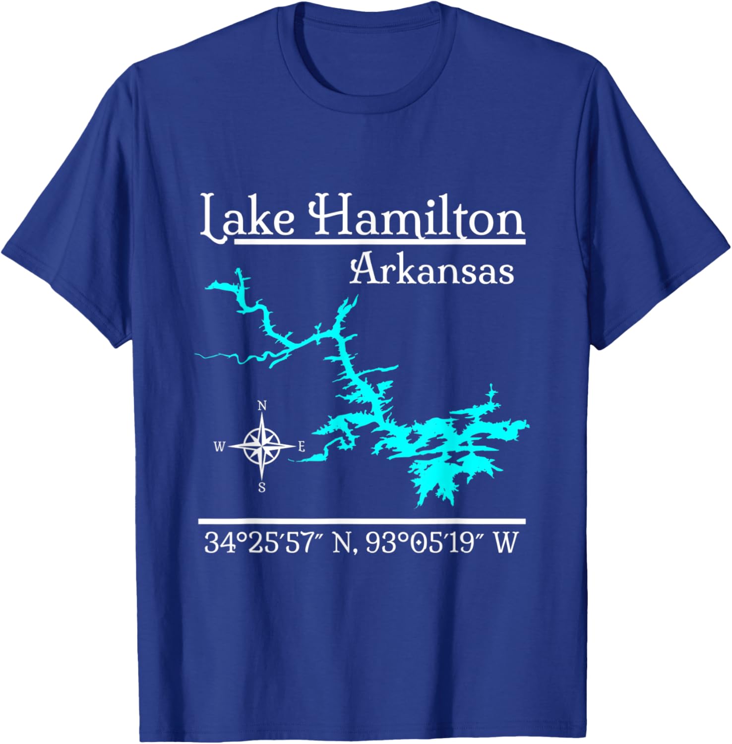 Lake Hamilton - Arkansas T-Shirt - T-Shirt | Royal