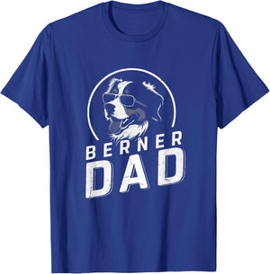Berner Dad Dog Owner Gifts Men Funny Dog Dad Father's Day T-Shirt - T-Shirt | Royal