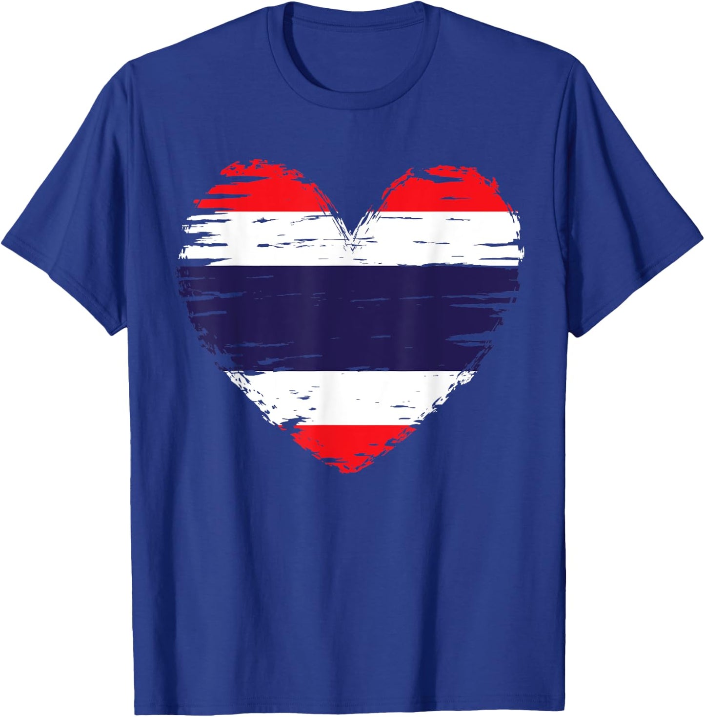 Thailand Heart Outfit - Thailand Heart Flag I love Thailand T-Shirt - T-Shirt | Royal