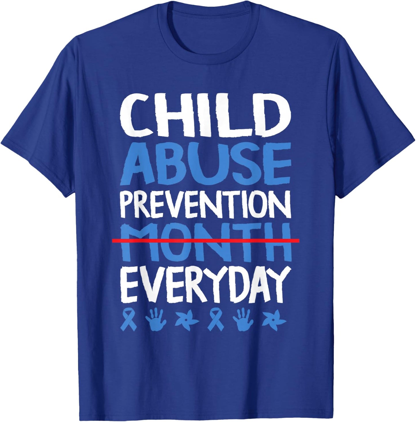 Child abuse awareness Child abuse prevention T-Shirt - T-Shirt | Royal