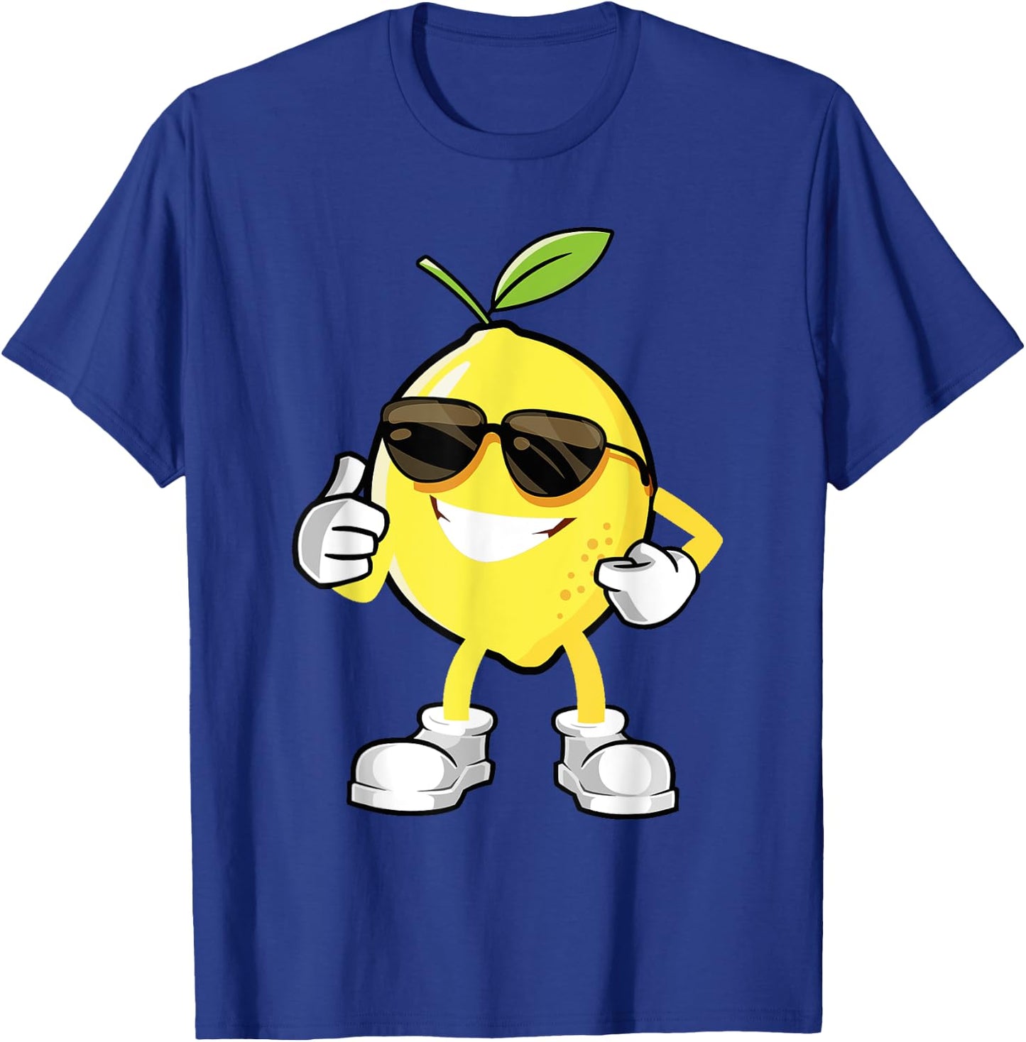 Happy Lemon Halloween Costume Team Fun Lemon Sunglusses T-Shirt - T-Shirt | Royal