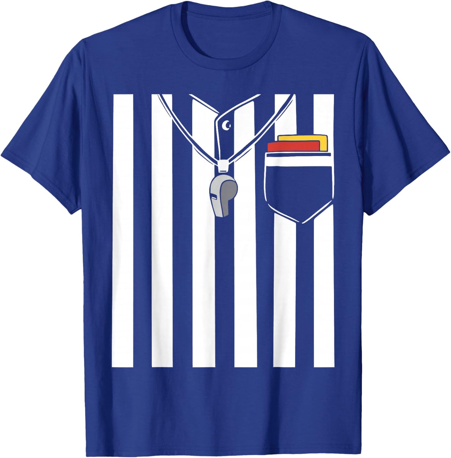 Funny Referee Costume Halloween Costume Funny Referee T-Shirt - T-Shirt | Royal