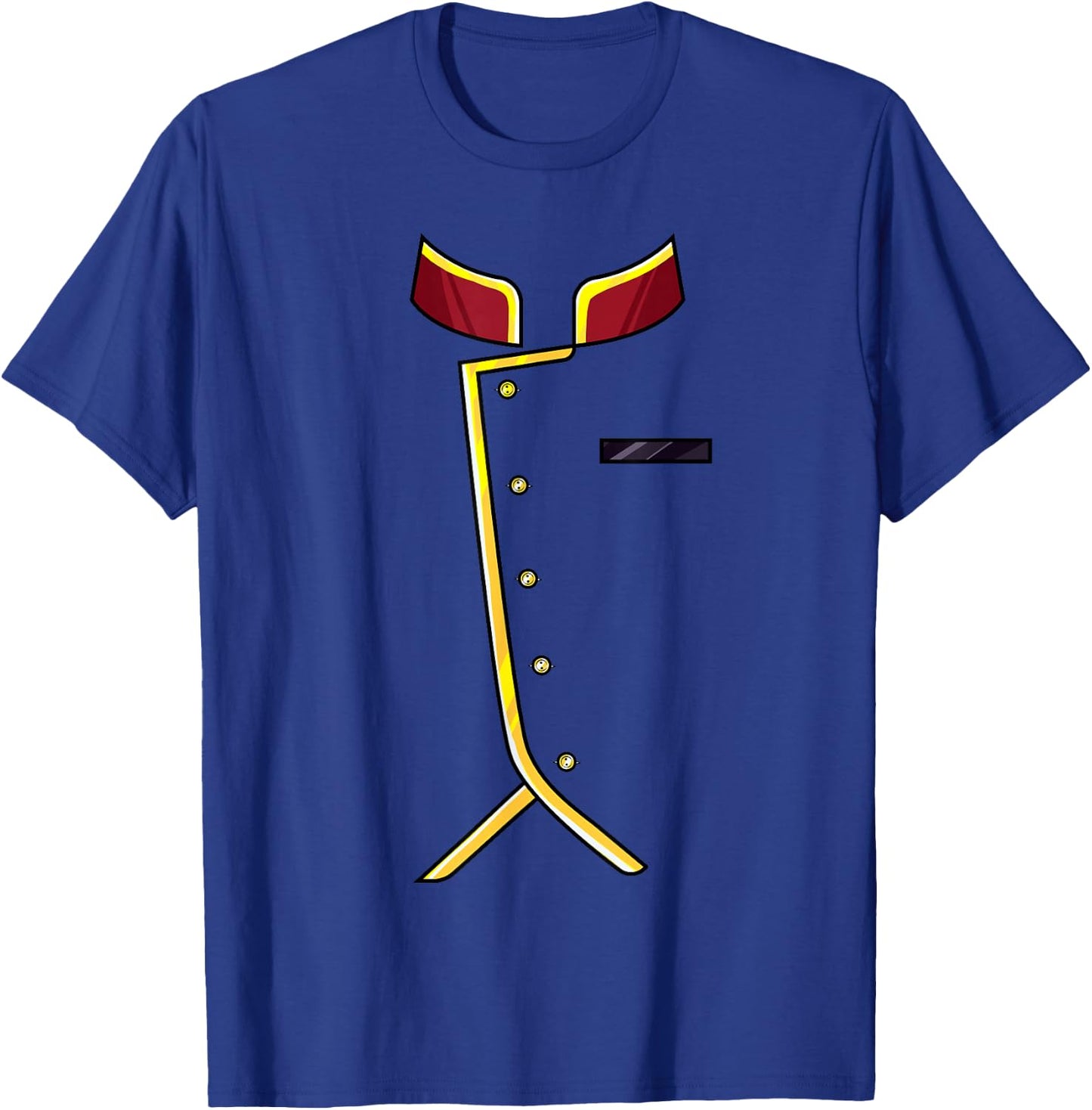 Hotel Bellhop Easy Lazy Funny Halloween Costume Cosplay Red T-Shirt - T-Shirt | Royal