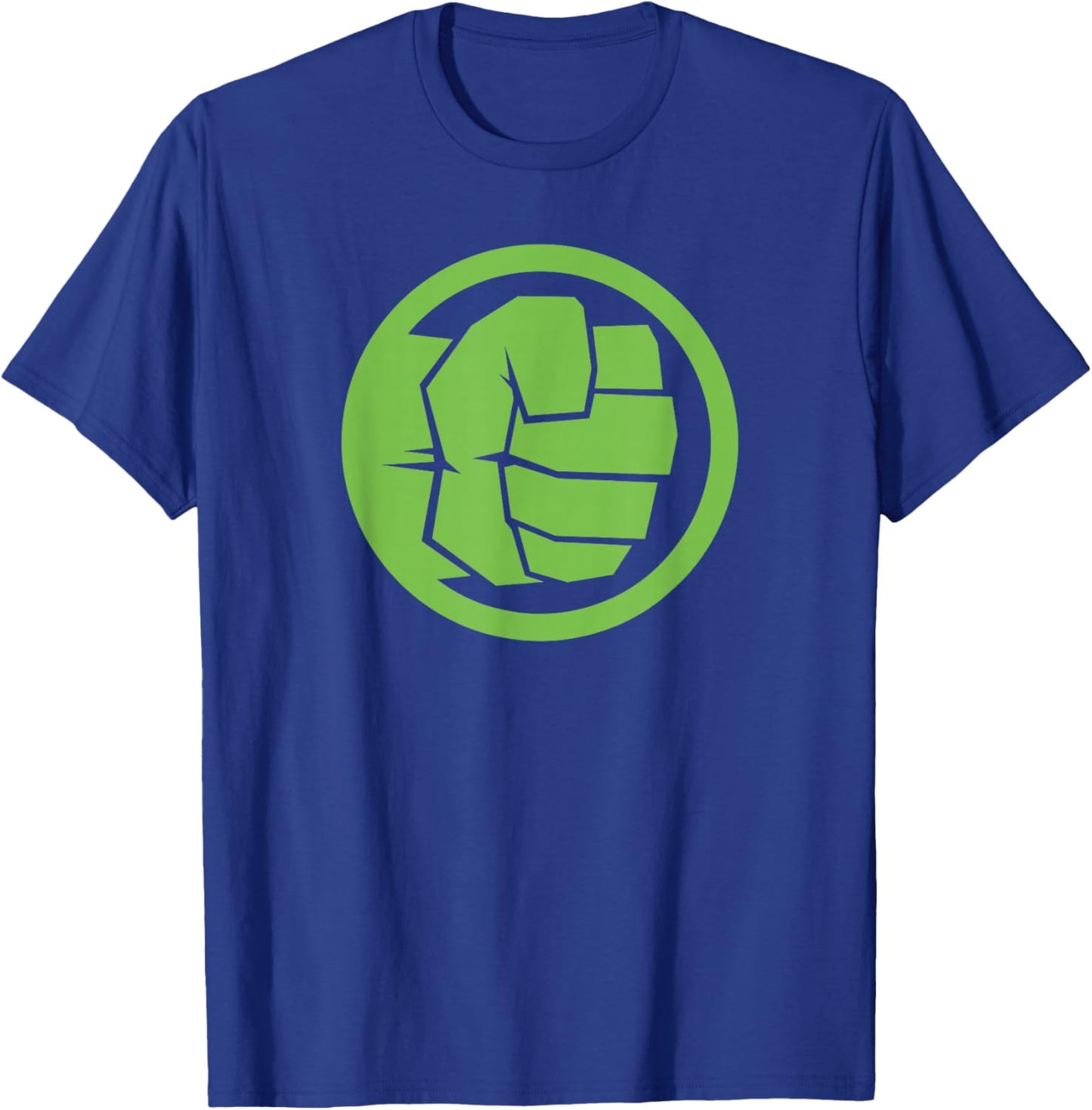 Marvel Comics Classic Avenger Hulk Punch Retro Icon Logo T-Shirt - T-Shirt | Royal