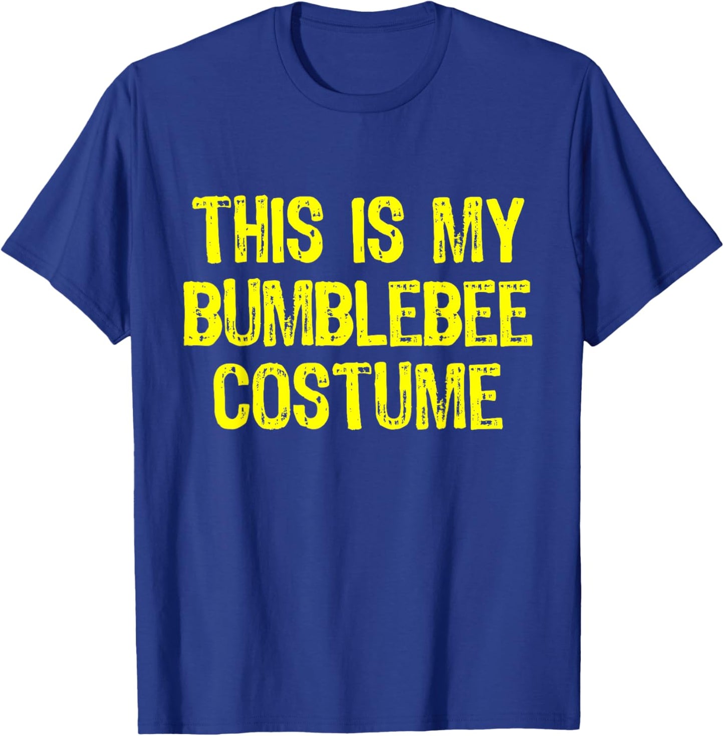 This Is My Bumblebee Costume Halloween Simple Bumble-Bee T-Shirt - T-Shirt | Royal