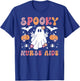 Spooky Nurse Aide Halloween Nursing Aides T-Shirt - T-Shirt | Royal