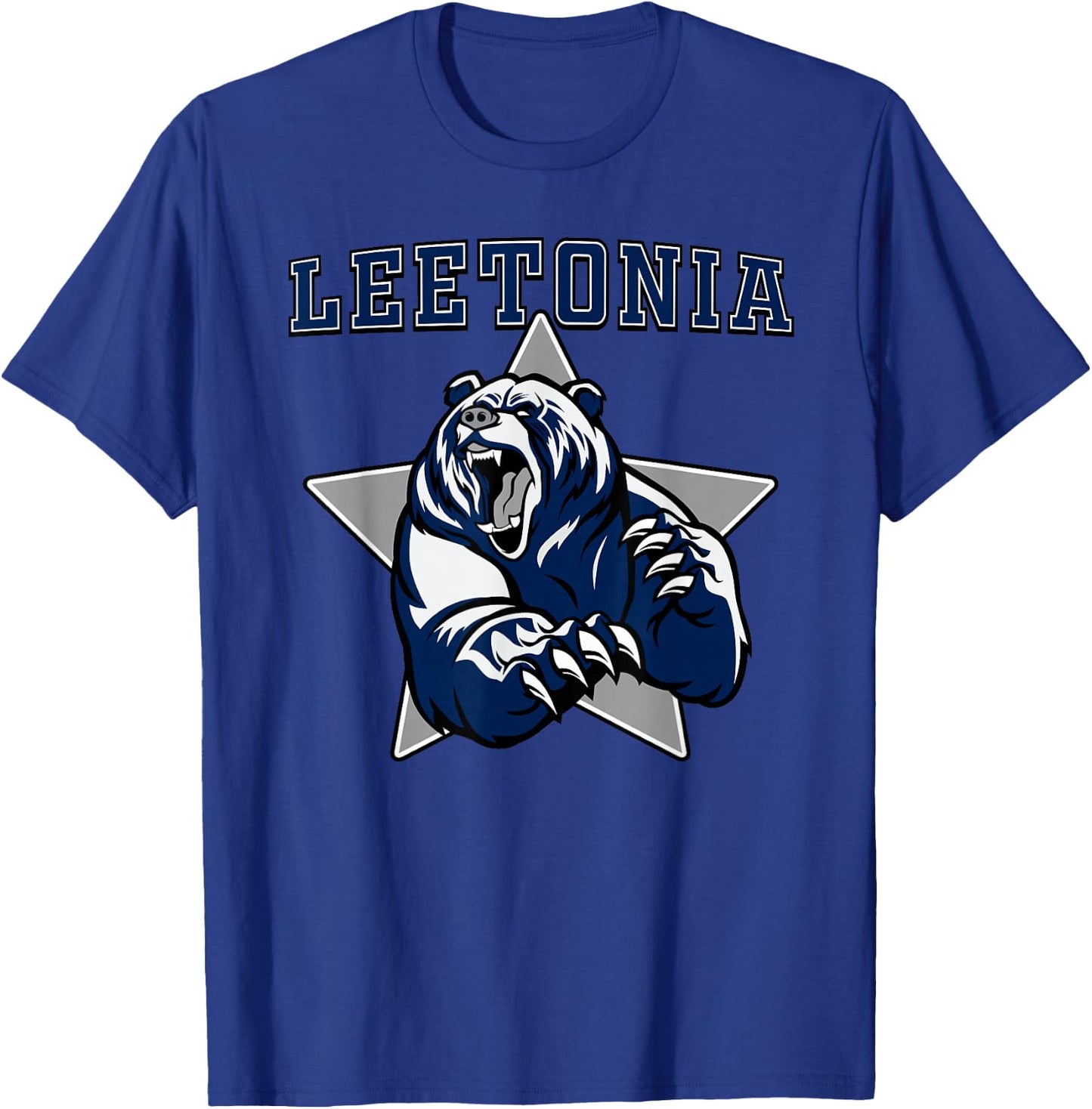 Leetonia Bears High School Team Spirit T-Shirt - T-Shirt | Royal