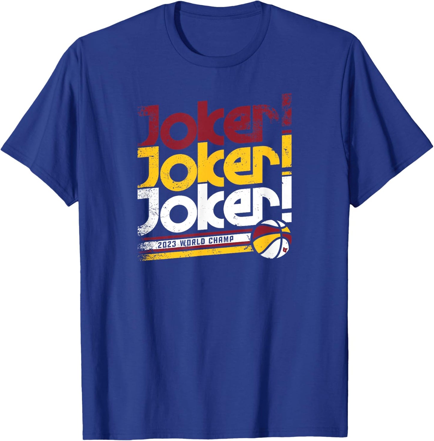 Joker Champ - Denver Basketball T-Shirt - T-Shirt | Royal