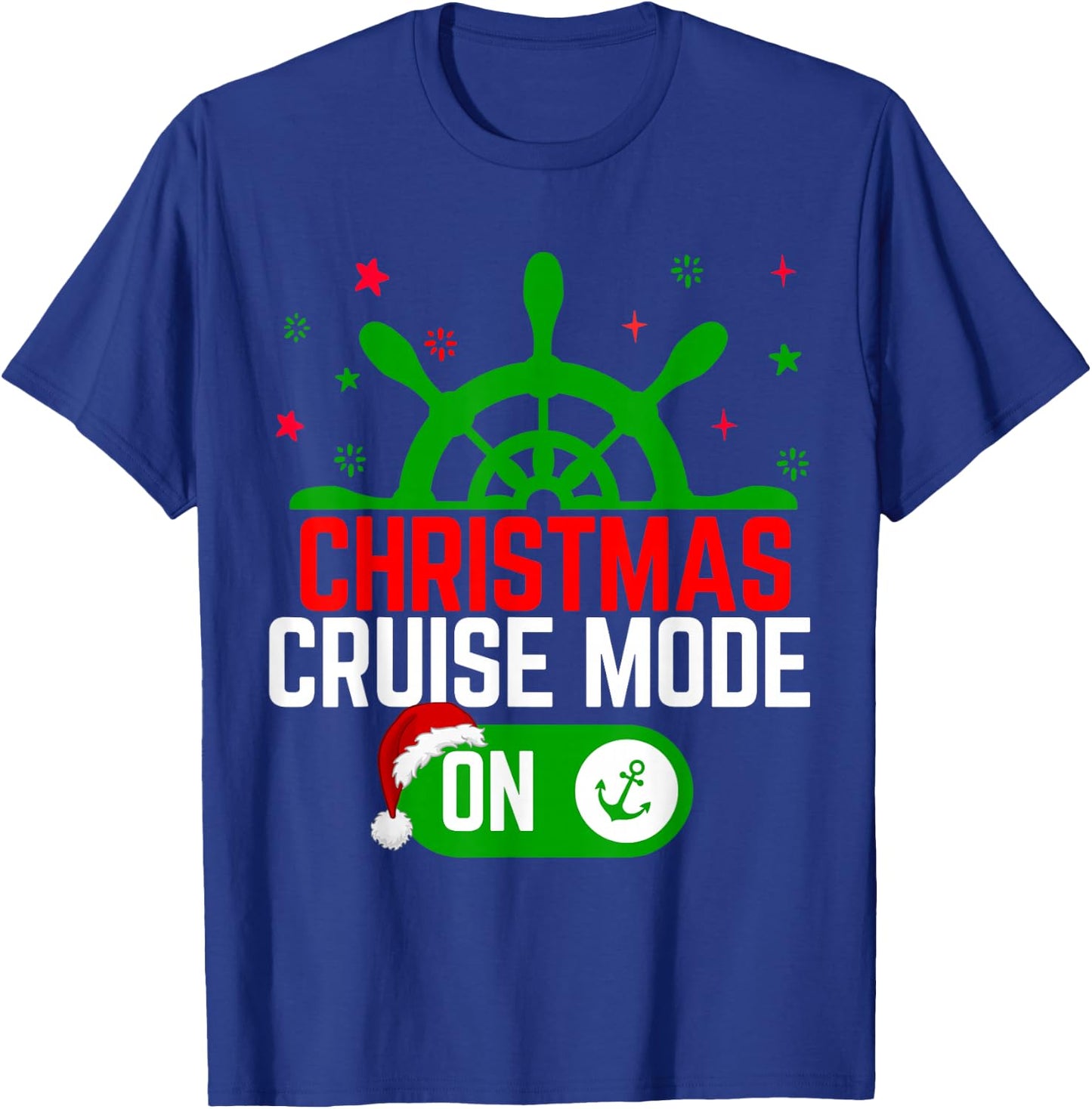 Christmas Cruise Mode On Cruise Ship Christmas 2023 T-Shirt - T-Shirt | Royal