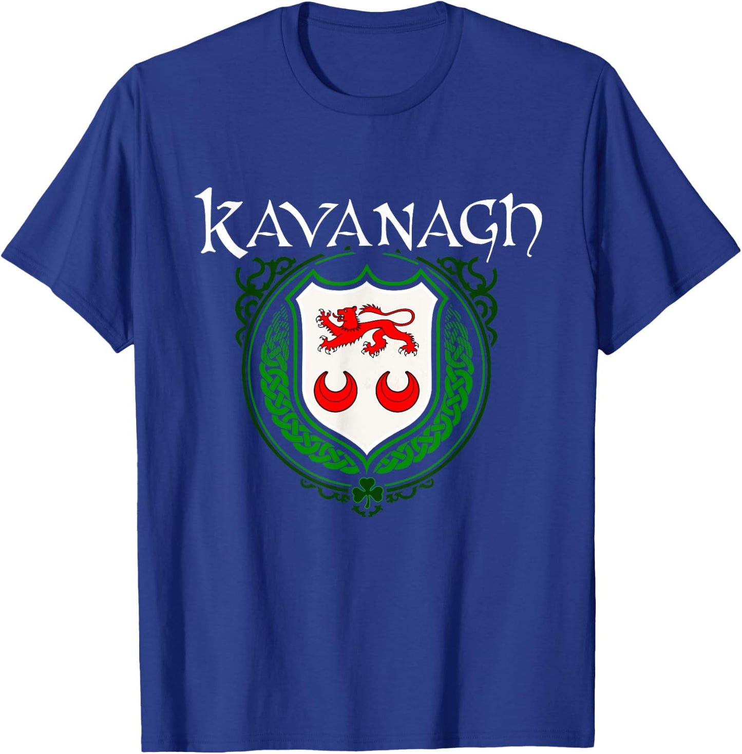 Kavanagh Surname Irish Clan Tartan Badge Ireland T-Shirt - T-Shirt | Royal