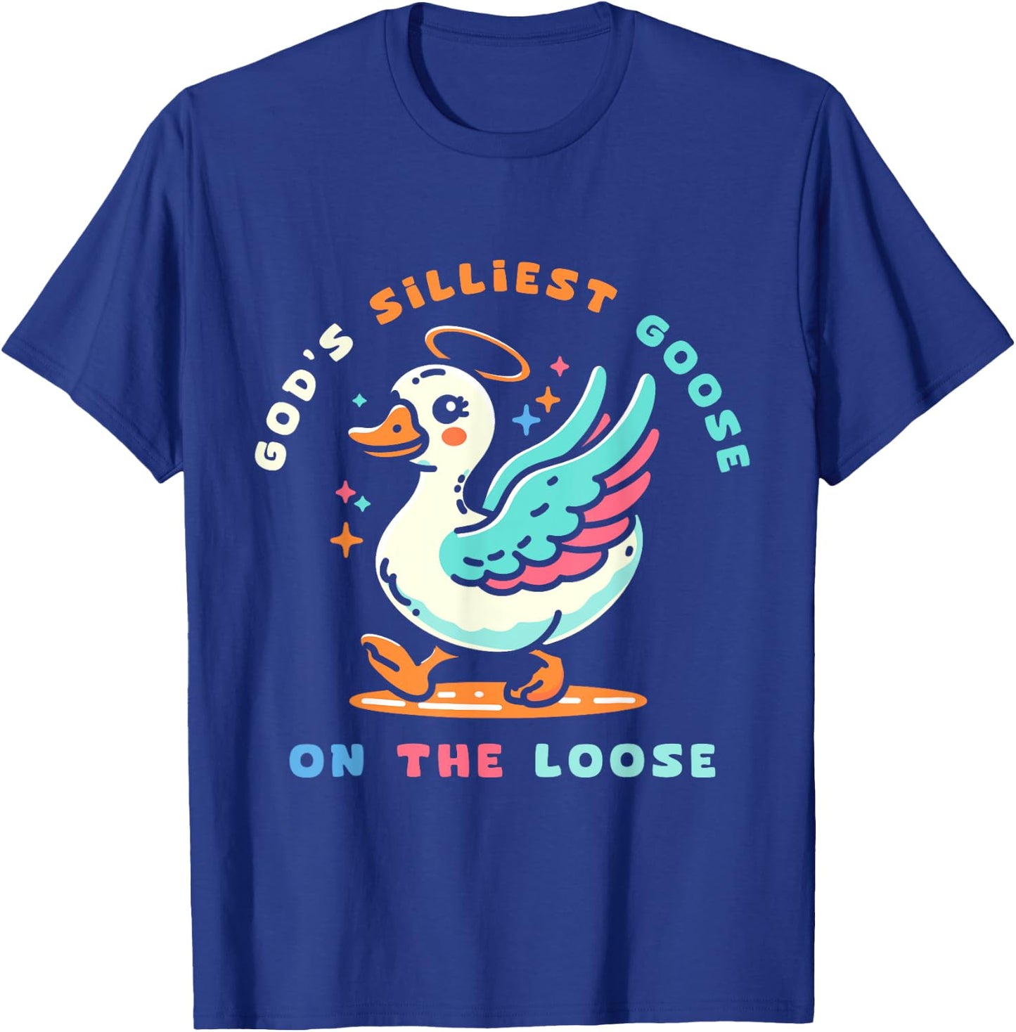 Gods Silliest Goose Costume for Kids Funny Gifts Silly Goose T-Shirt - T-Shirt | Royal