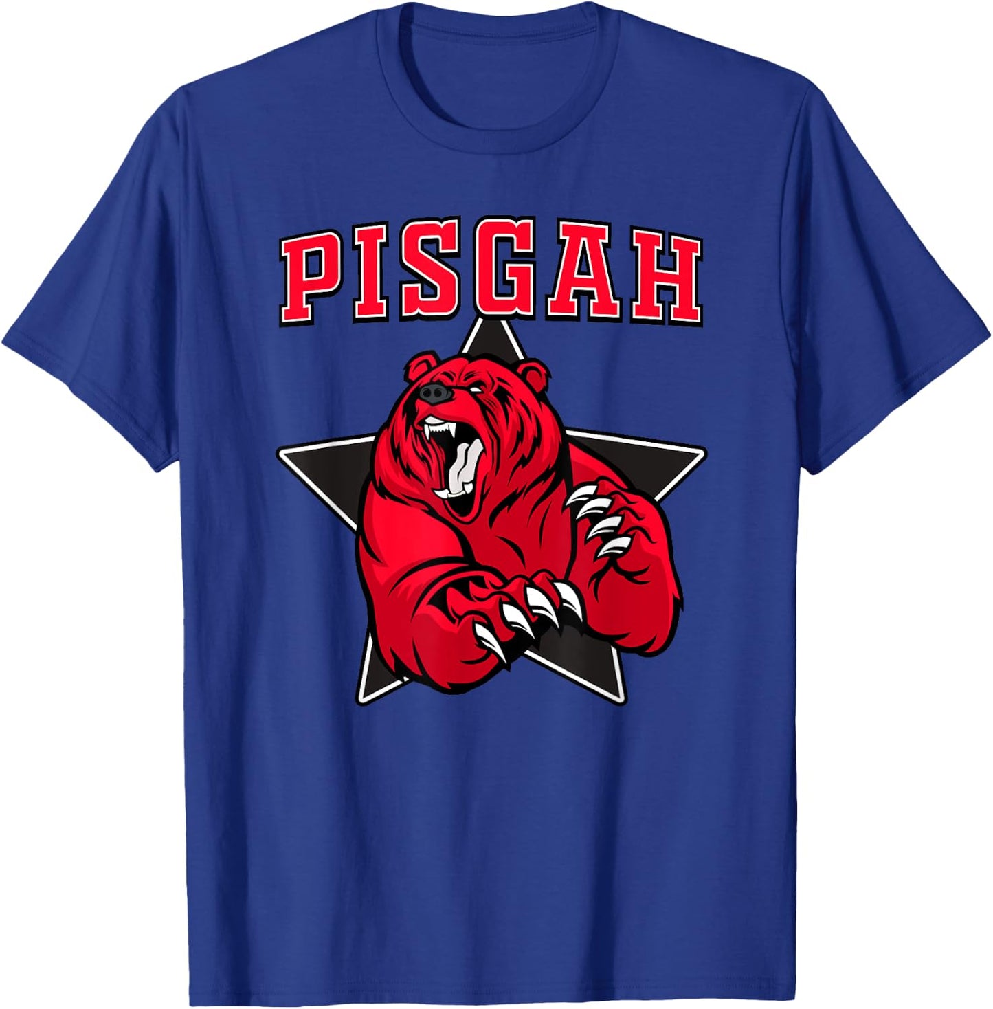 Pisgah Bears High School Team Spirit T-Shirt - T-Shirt | Royal