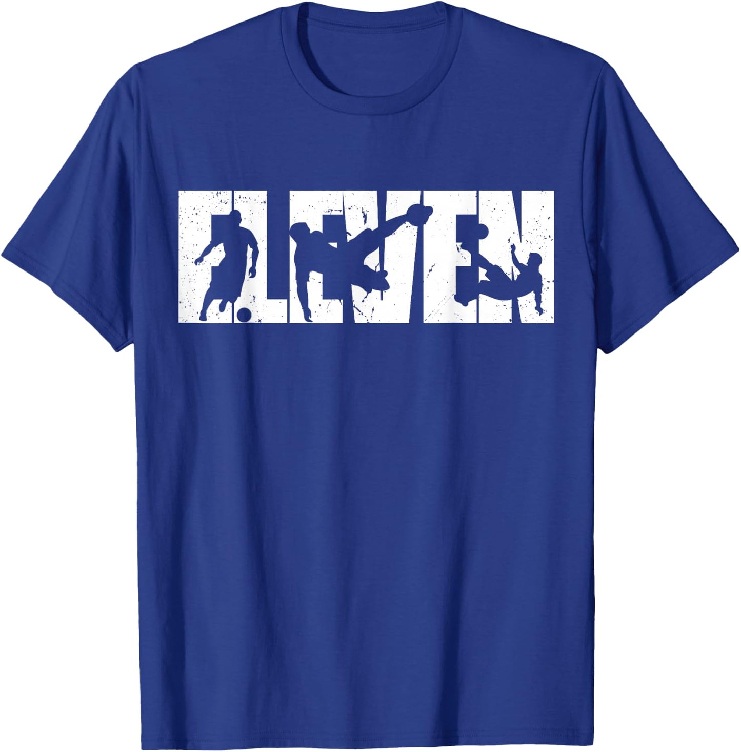 11th Birthday Retro Soccer 11 Years Old Boy Girl T-Shirt - T-Shirt | Royal