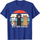 Rock Paper Scissors Hand Game Meme Animal Paw Cat Women Girls Kids T-Shirt - T-Shirt | Royal