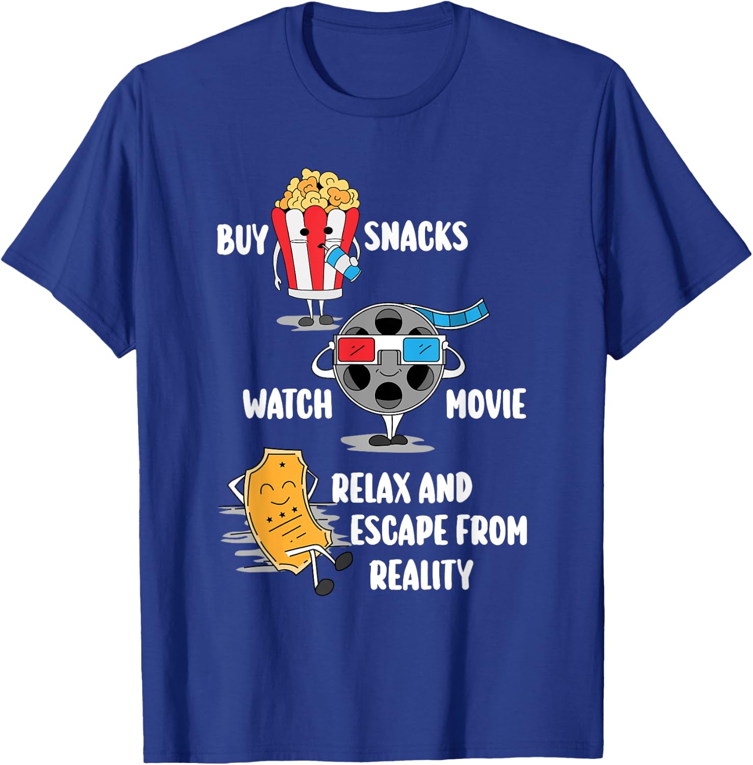 Family Movie Night Outfit Women Kids - Movie Lover T-Shirt - T-Shirt | Royal