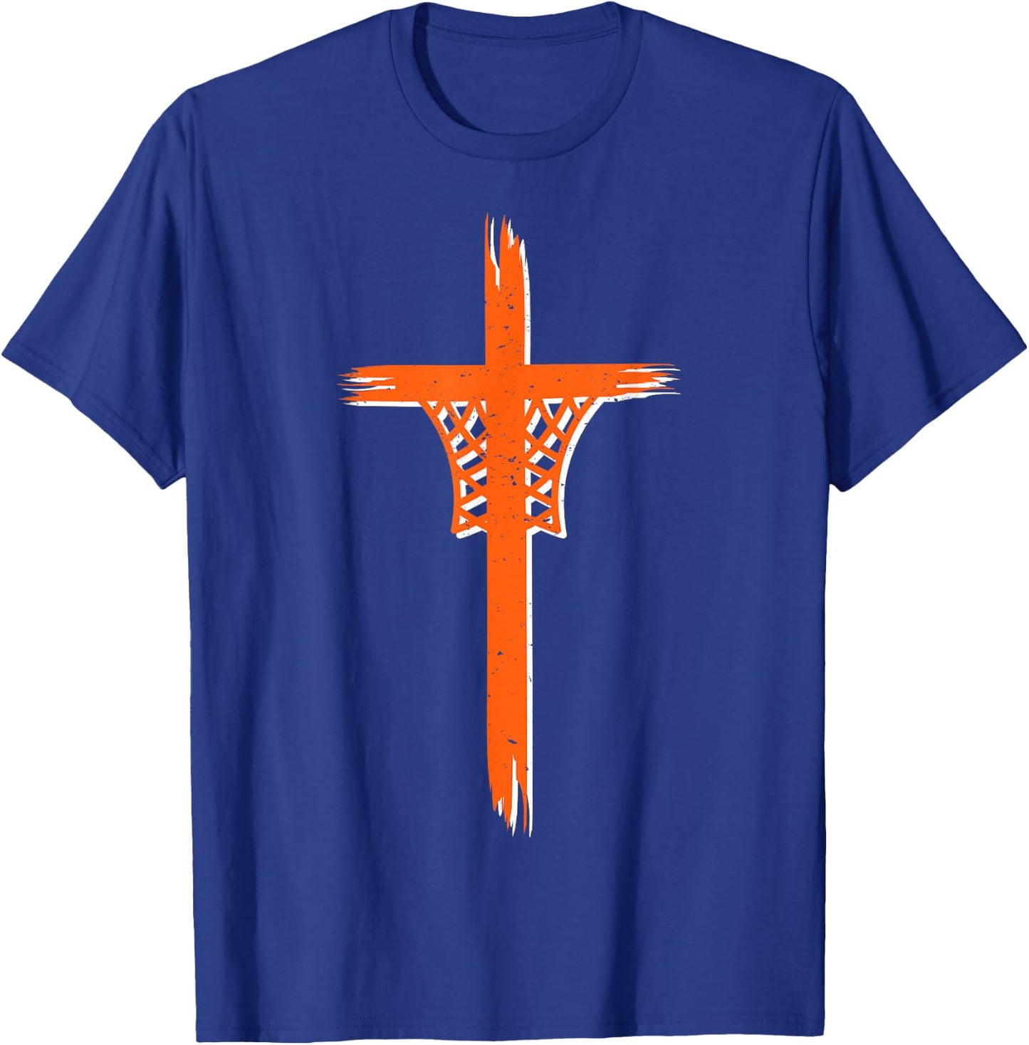 Christian Religious Basketball Players Christian Basketball Jesus Christ Basketball Religious Funny T-Shirt - T-Shirt | Royal