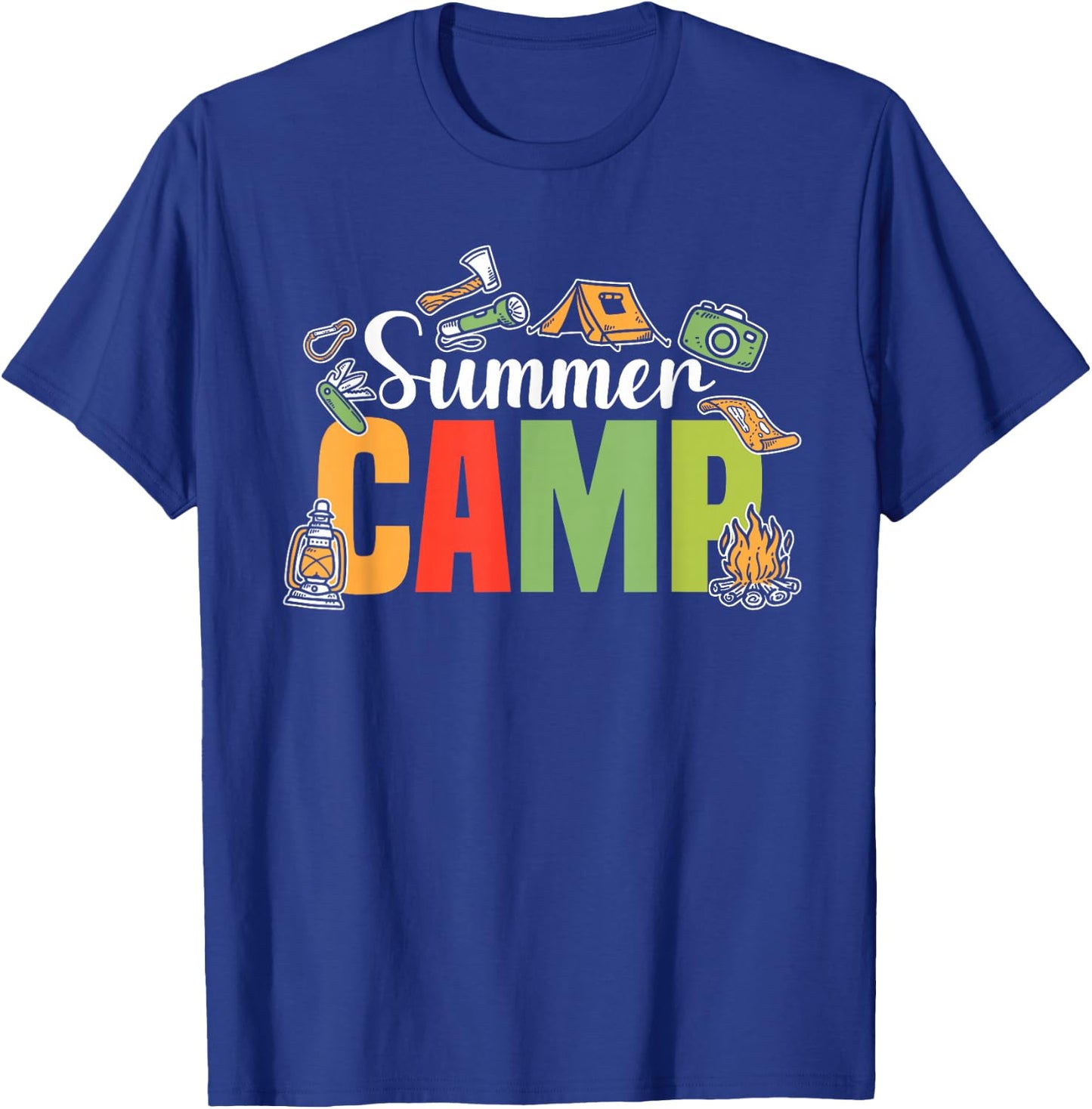 Summer Camp | Director Counselor Gift | Camp Staff T-Shirt - T-Shirt | Royal