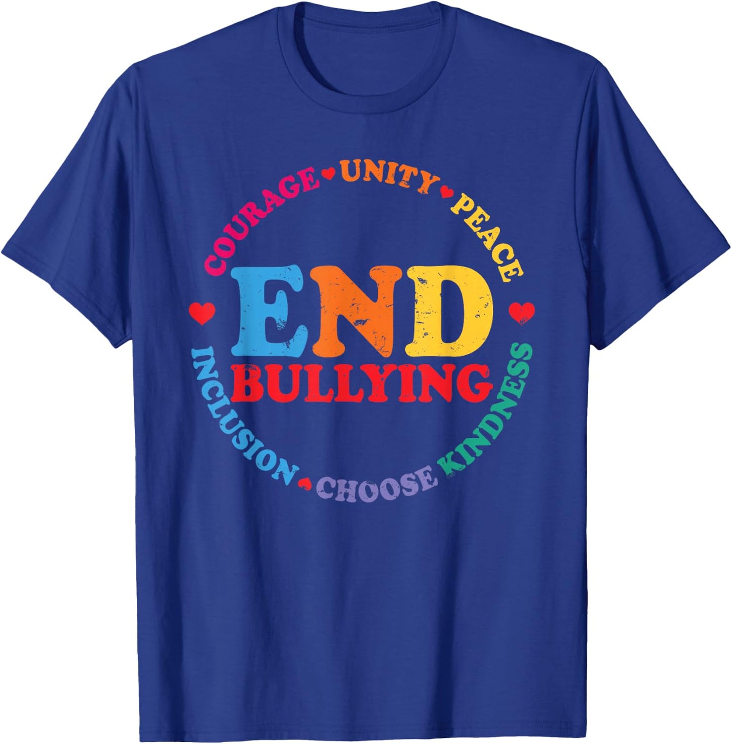 Anti Bullying Awareness Choose Kindness Anti Bully T-Shirt - T-Shirt | Royal