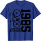 Cyclist 1985 Bike 41st Birthday Racing Bike T-Shirt - T-Shirt | Royal