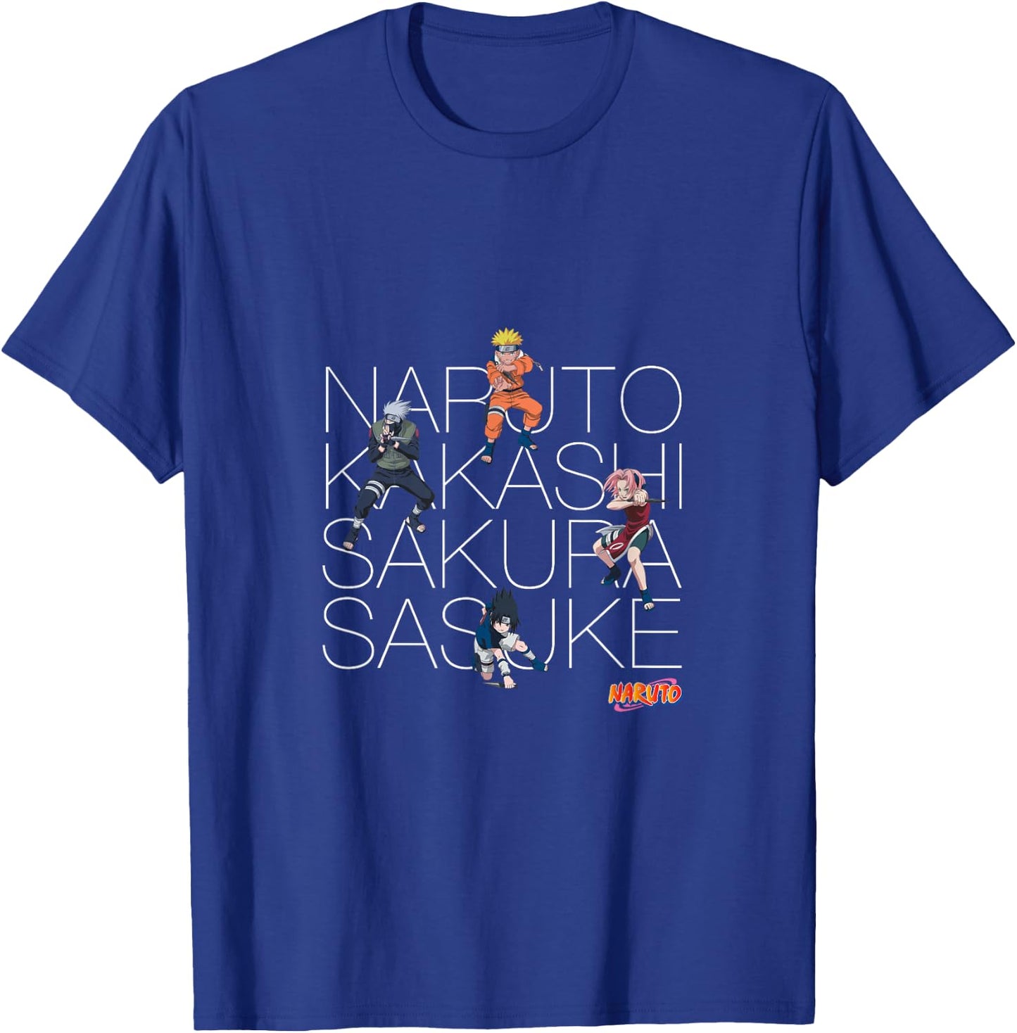 Naruto Classic Naruto Kakashi Sakura & Sasuke T-Shirt - T-Shirt | Royal