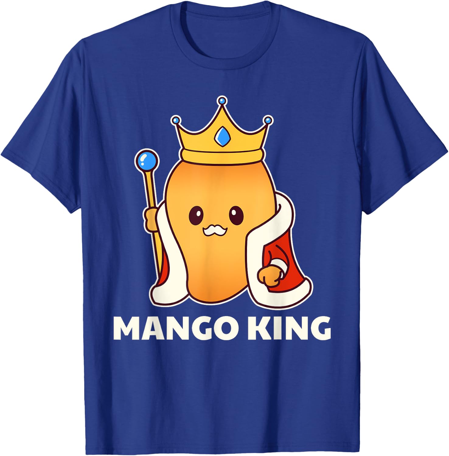 Mango King - Funny Fruit Lover T-Shirt - T-Shirt | Royal