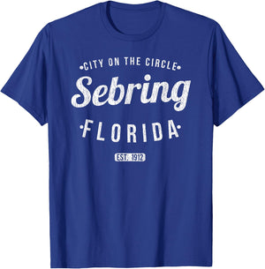Sebring Florida Retro Vintage Souvenir FL Sebring T-Shirt - T-Shirt | Royal