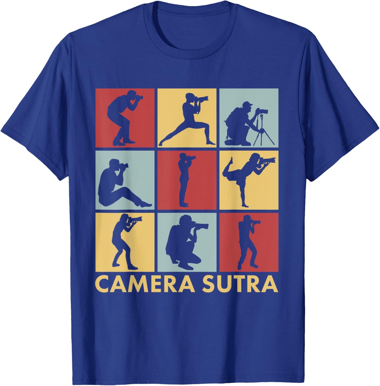 Camera Sutra Photographer Photography Camera T-Shirt - T-Shirt | Royal