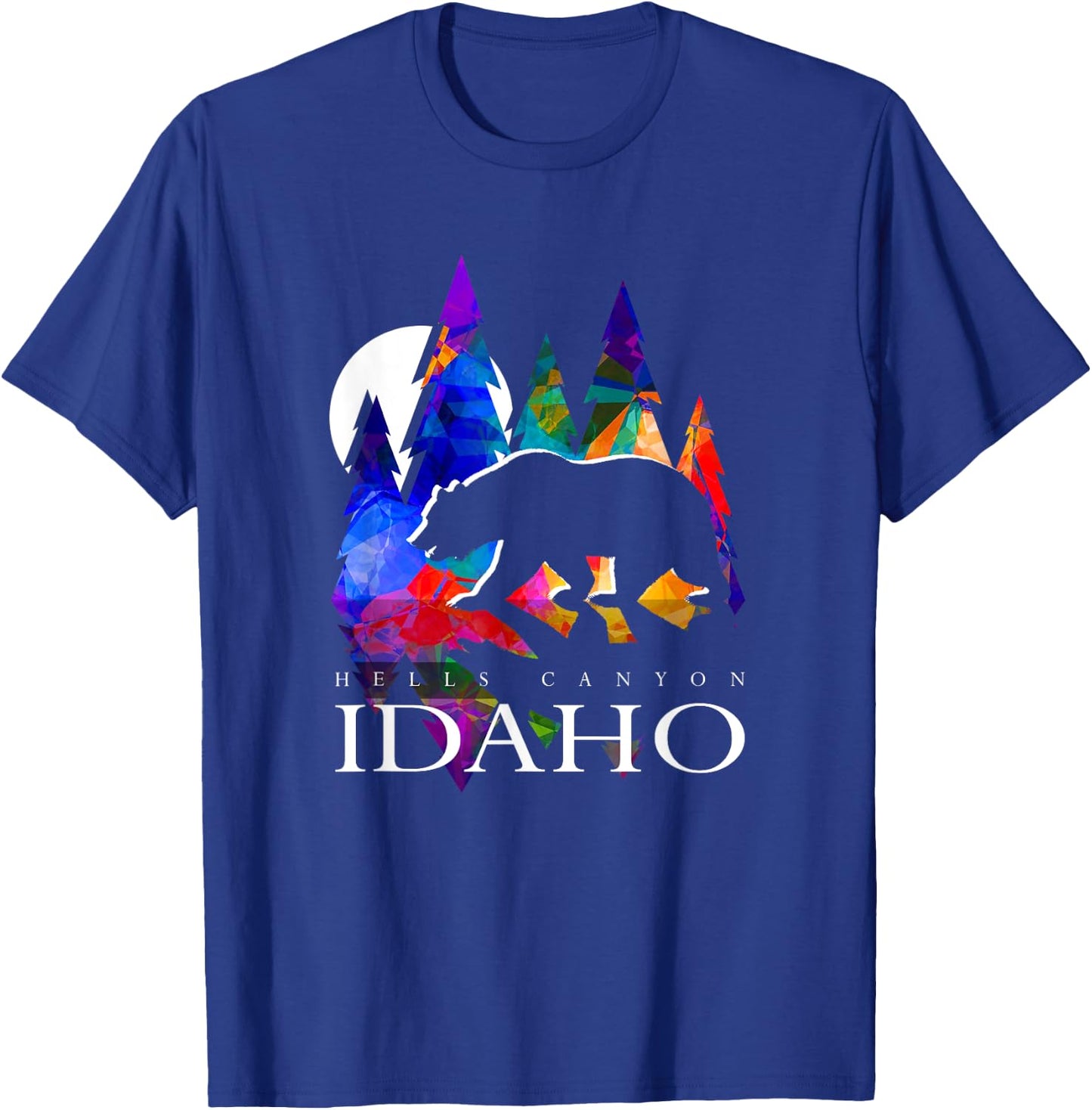 Idaho - Hells Canyon Wilderness with Bear - Idaho T-Shirt - T-Shirt | Royal