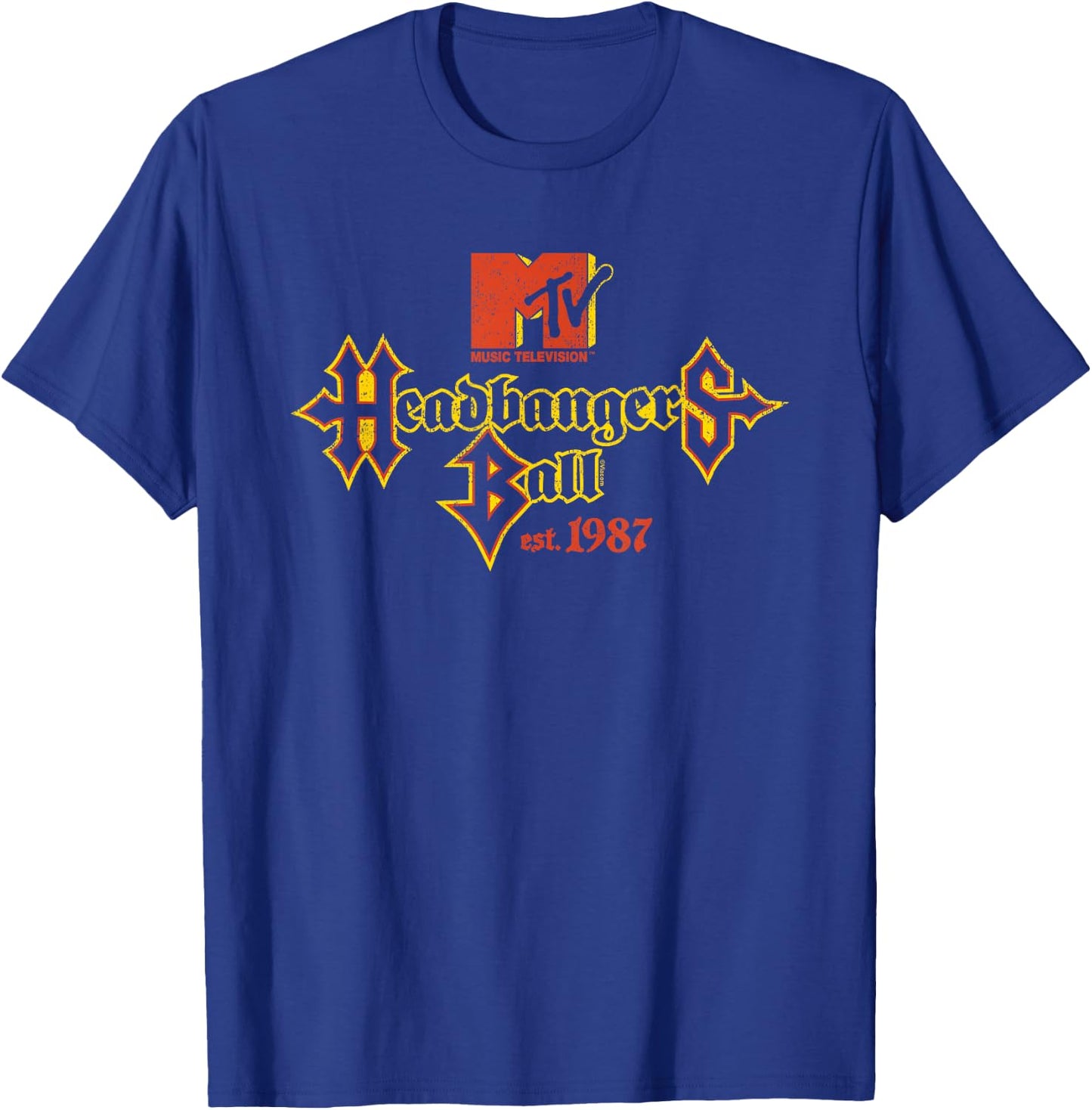Headbangers Ball - Headbangers Ball 87 T-Shirt - T-Shirt | Royal