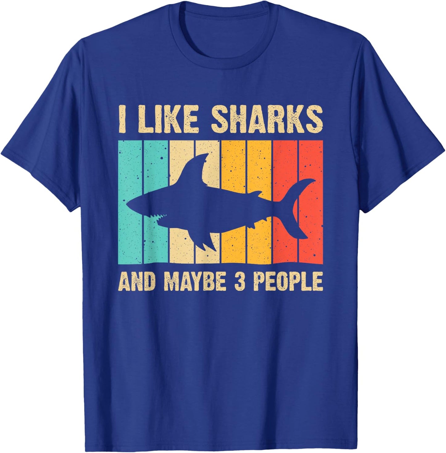 Funny Shark Design For Kids Men Women Animal Shark Stuff T-Shirt - T-Shirt | Royal