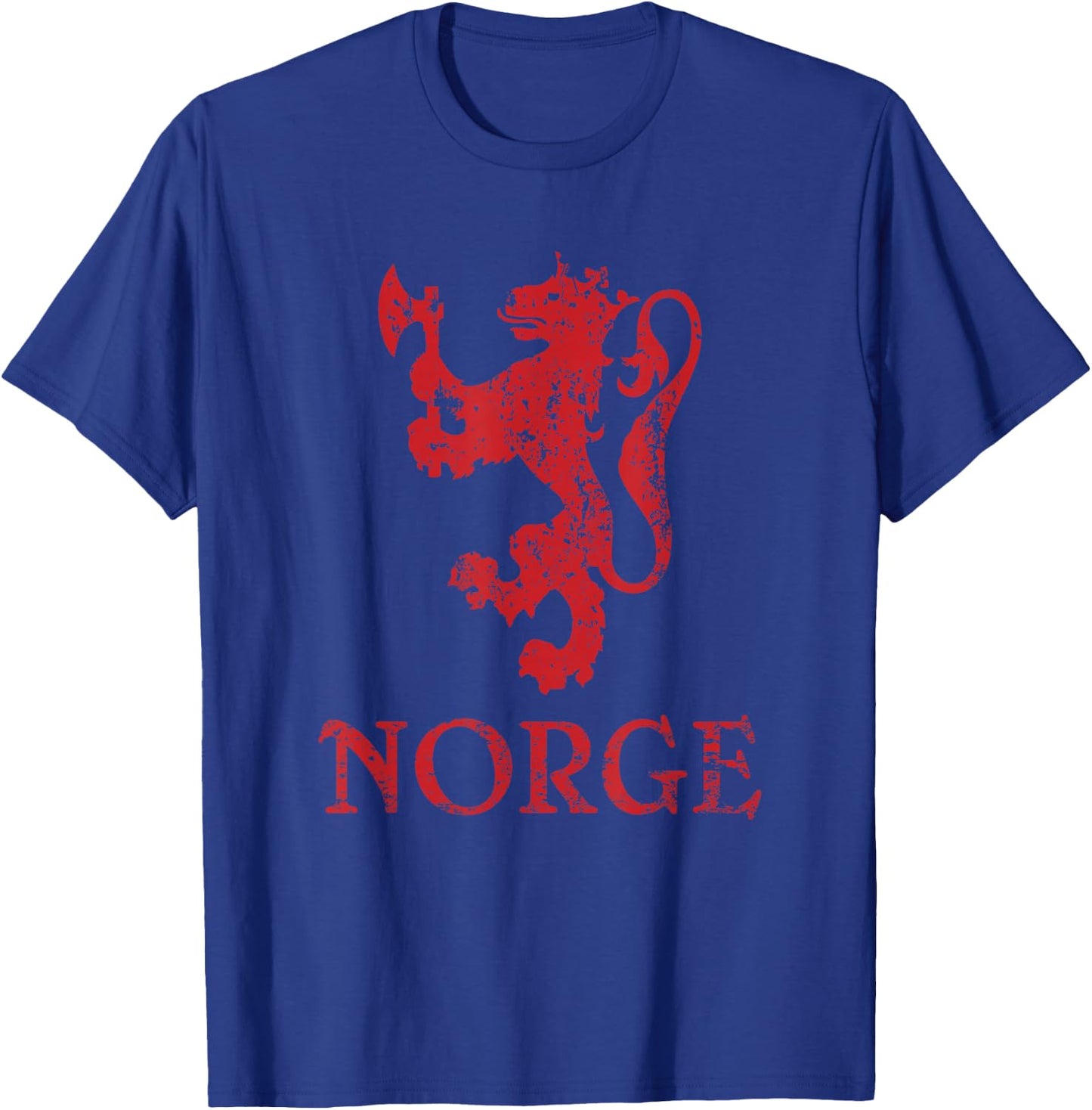 Norge Norway Lion Symbol Norwegian Pride T-Shirt - T-Shirt | Royal