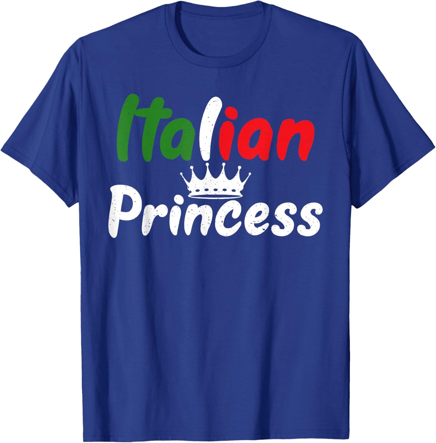 Italian Gifts & Accessories Italian Princess - Women's Black Short Sleeve Classic Fit - Small - Perfect Italy Trip Souvenir T-Shirt - T-Shirt | Royal