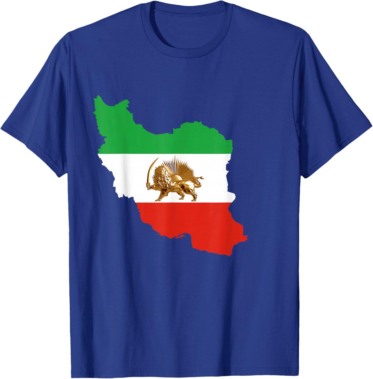 IRAN, Free Iran, Flag, Lion, Pahlavi, Shah, King, Rezashah T-Shirt - T-Shirt | Royal