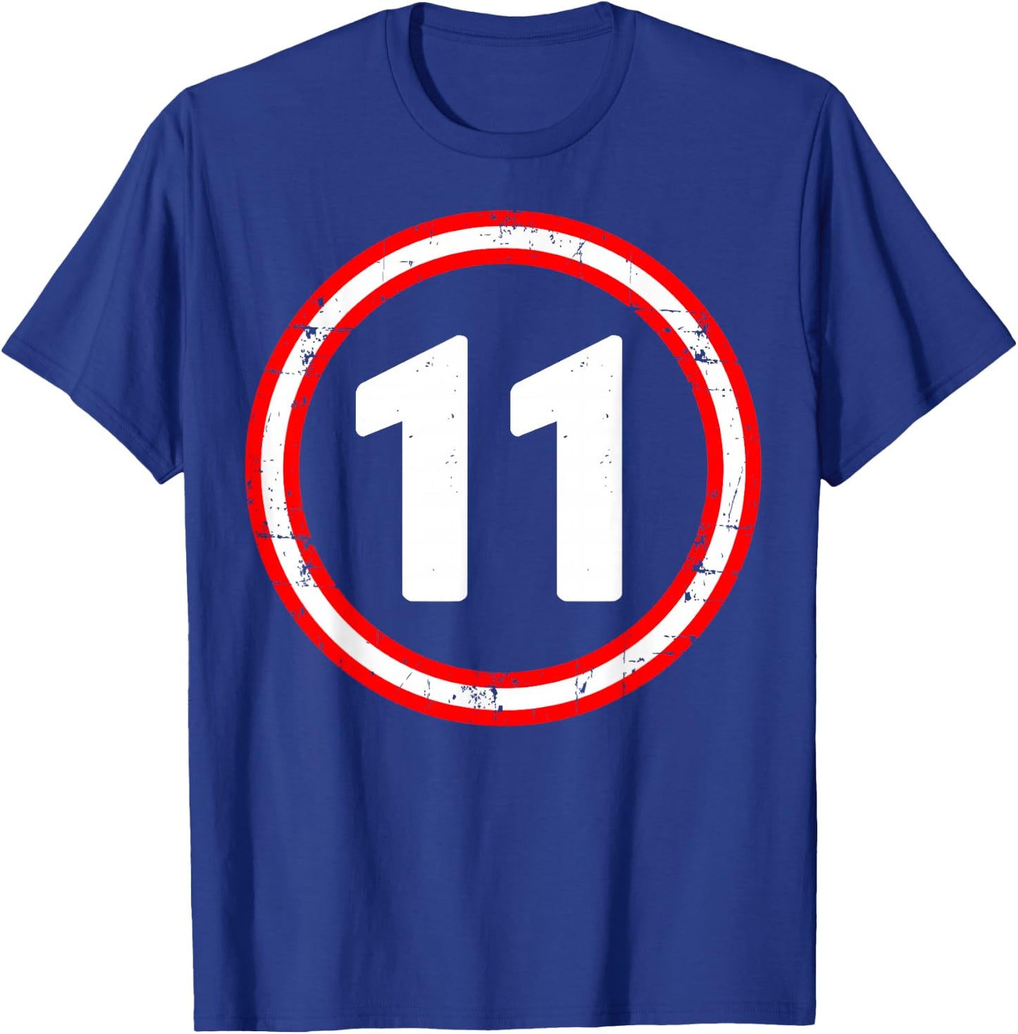 11th Birthday of Boy or Girl, 11 Years Old, Eleven T-Shirt - T-Shirt | Royal