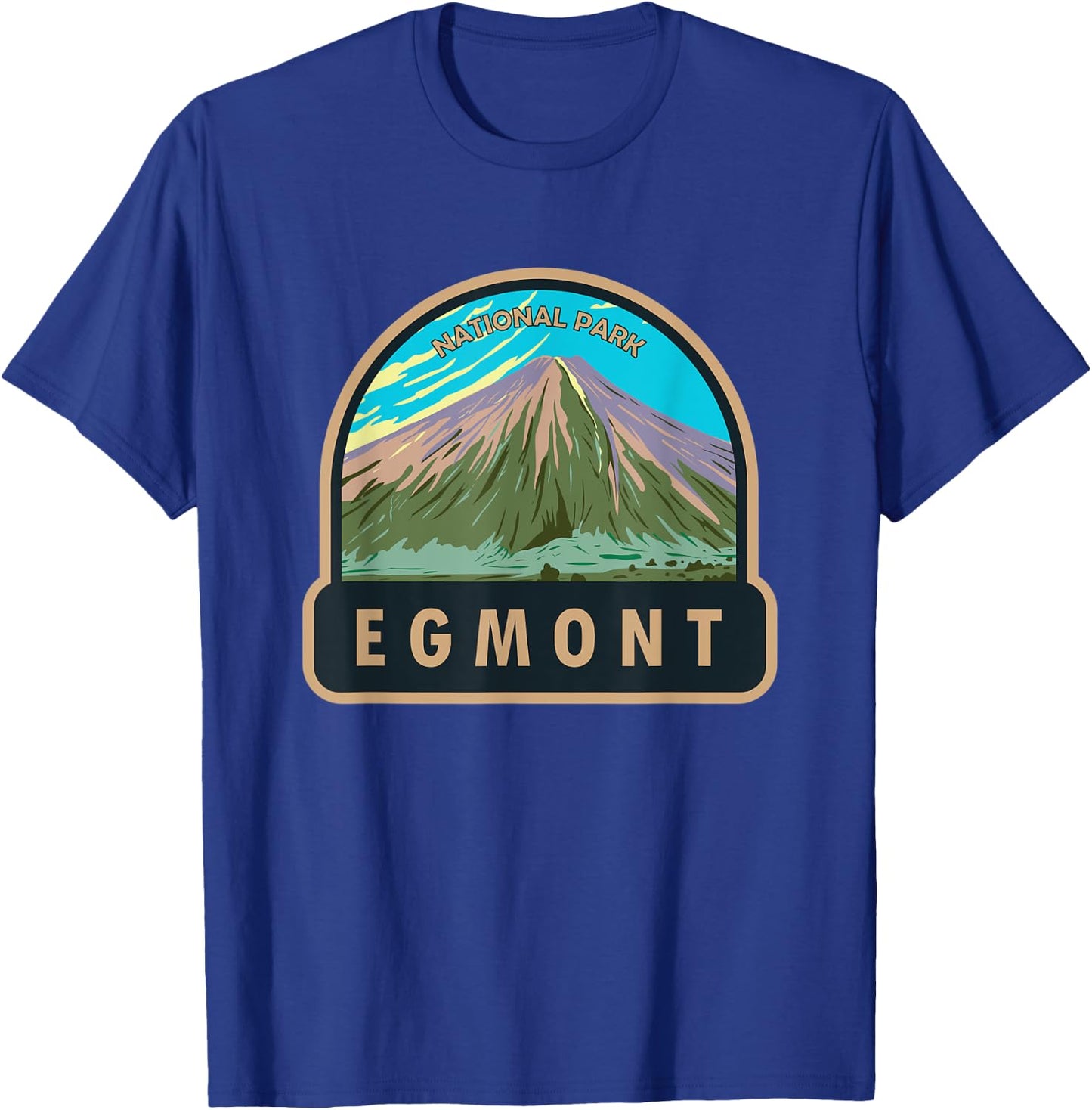 Egmont National Park New Zealand Vintage T-Shirt - T-Shirt | Royal