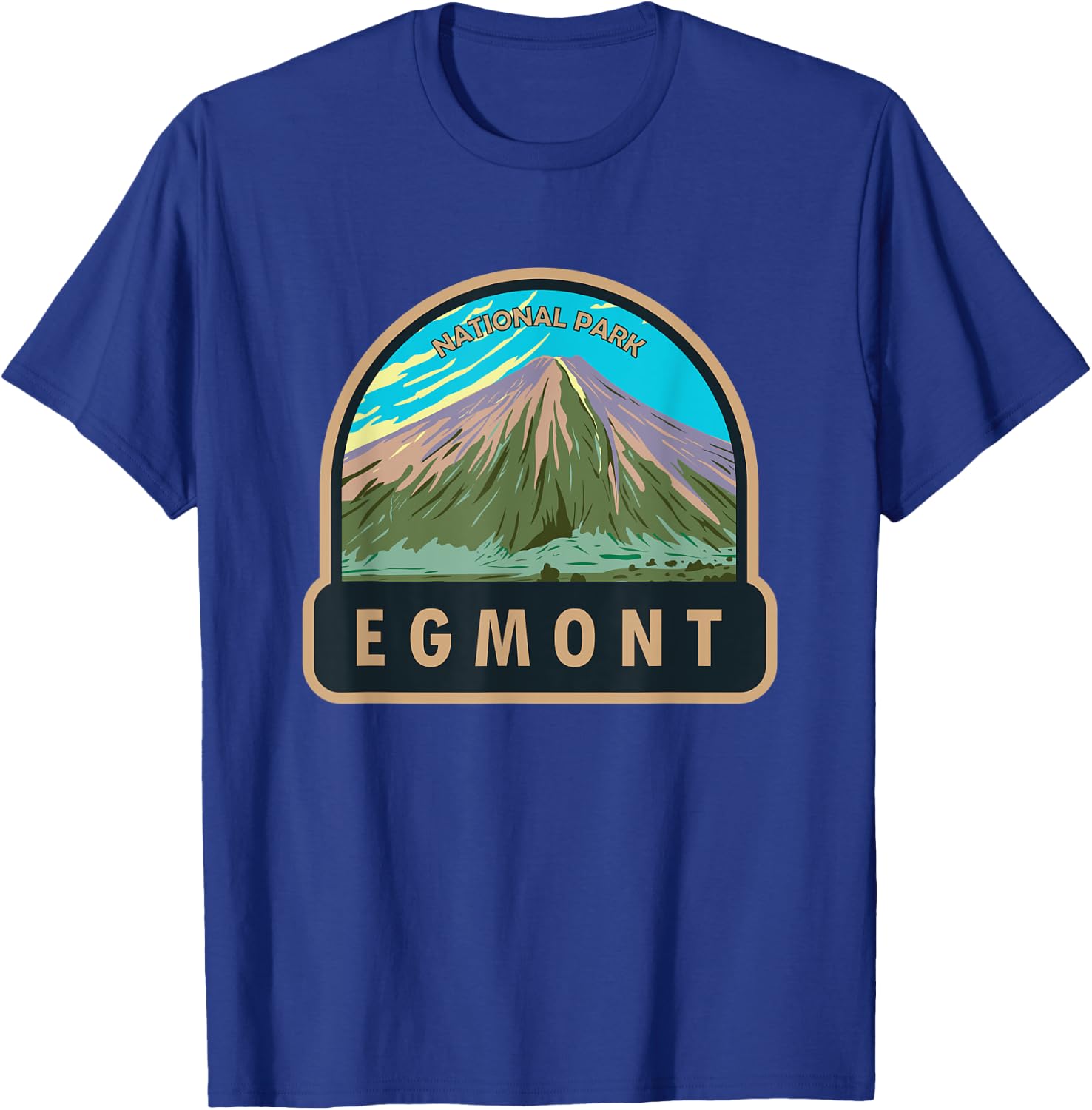 Egmont National Park New Zealand Vintage T-Shirt - T-Shirt | Royal