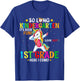 Kids So Long Kindergarten Graduation Class 2025 Unicorn Dab T-Shirt - T-Shirt | Royal