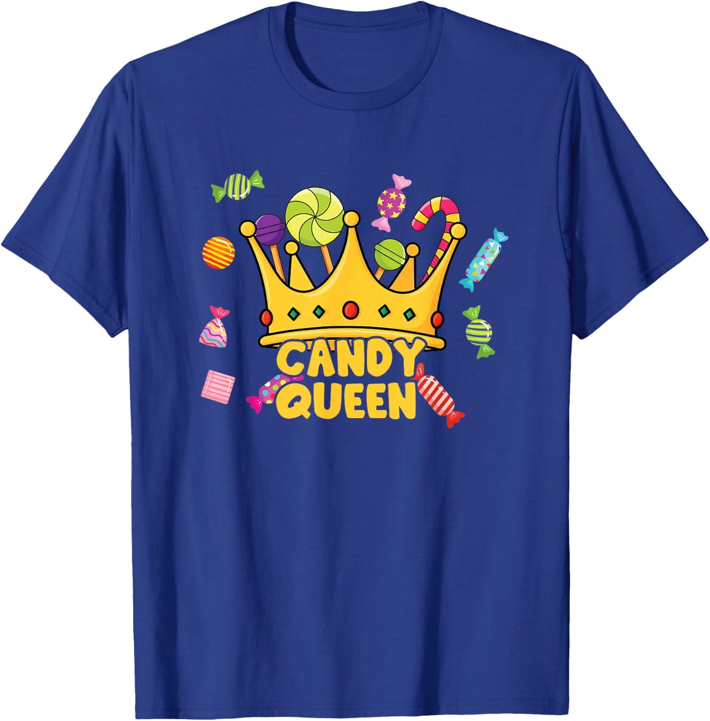 Candy Queen - Candy Crown Candy Eater T-Shirt - T-Shirt | Royal