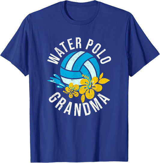 Water Polo Grandma Love Game Day Championship Team Lover T-Shirt - T-Shirt | Royal