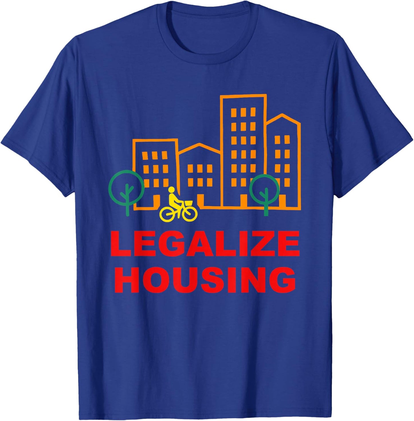 Legalize Housing Retro Vintage T-Shirt - T-Shirt | Royal