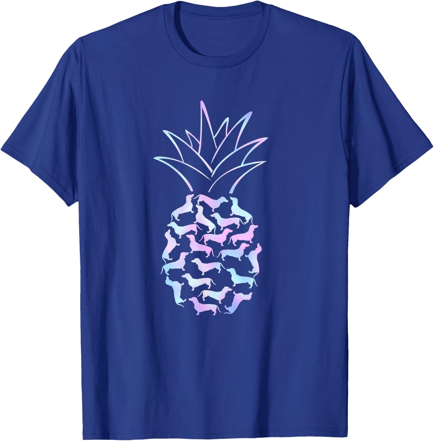Dachshund Pineapple Dachshund Lover Wiener Dog T-Shirt - T-Shirt | Royal