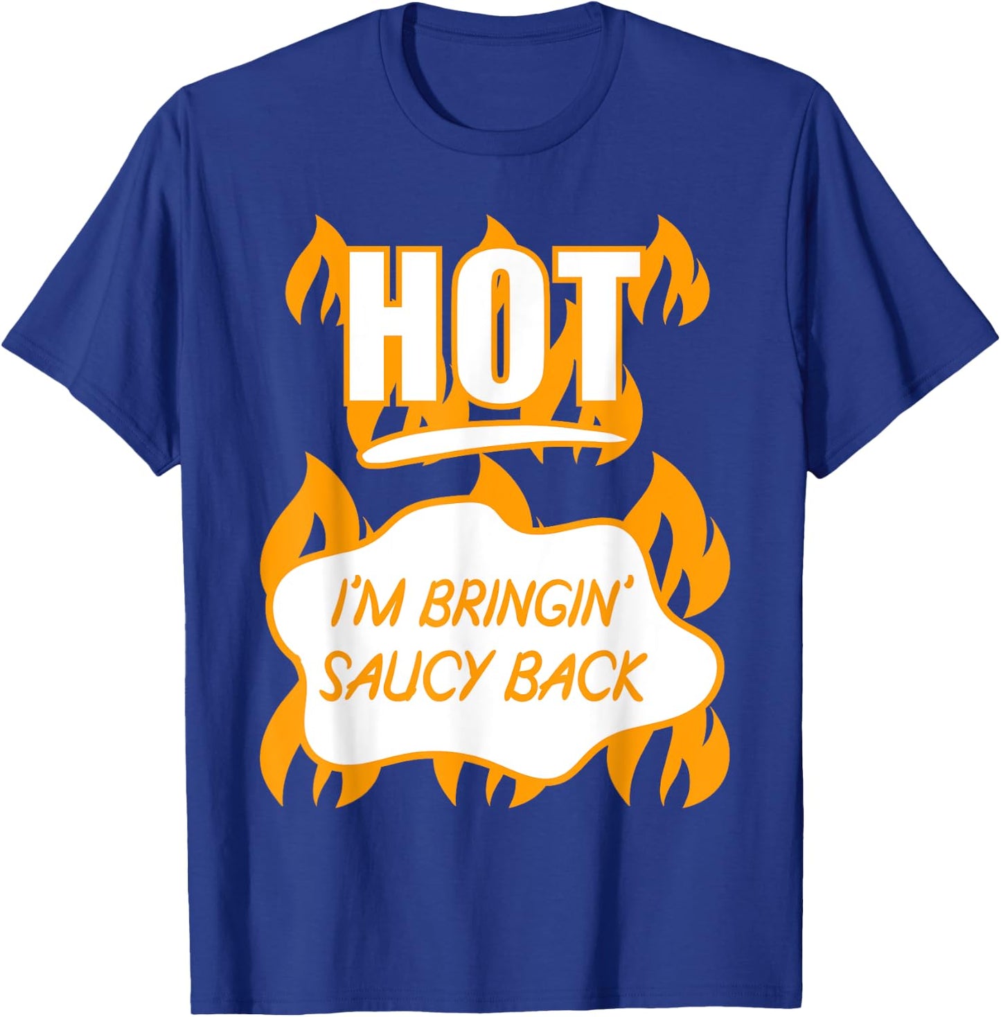 HOT SAUCES Group Halloween Costumes HOT TACO SAUCE T-Shirt - T-Shirt | Royal