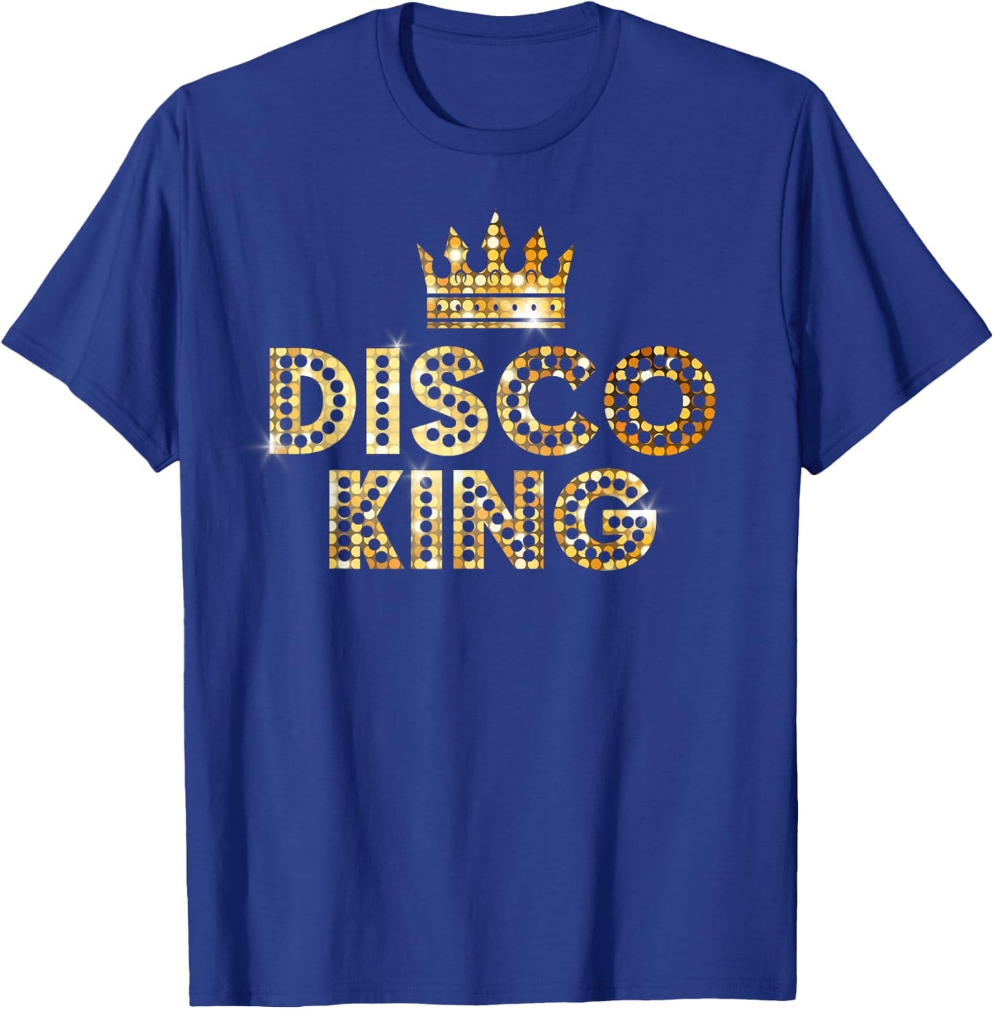 Disco King, Retro Disco Matching Couple Gifts T-Shirt - T-Shirt | Royal