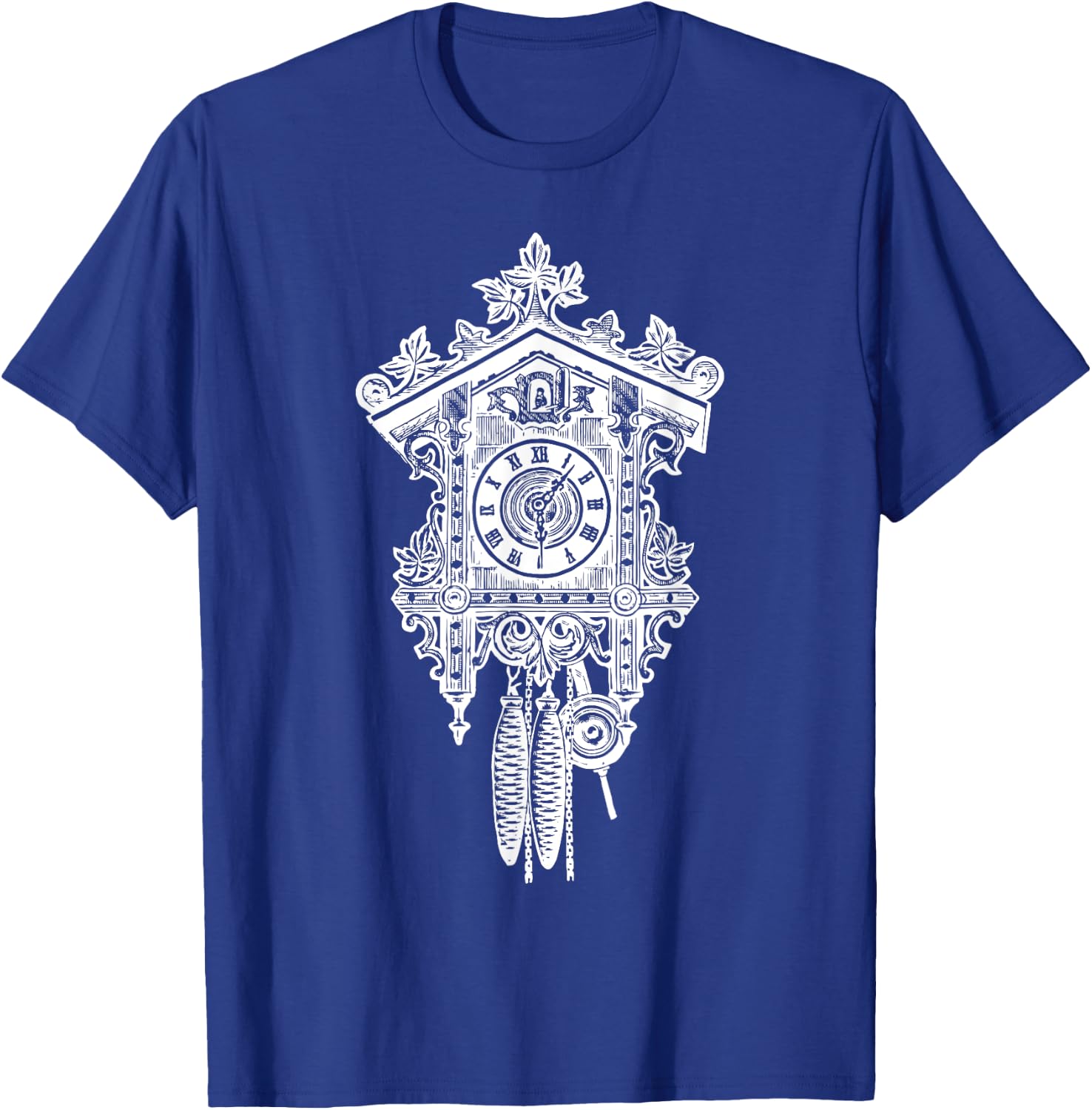 Cuckoo Clock Black Forest Wood Craft T-Shirt - T-Shirt | Royal