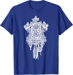 Cuckoo Clock Black Forest Wood Craft T-Shirt - T-Shirt | Royal