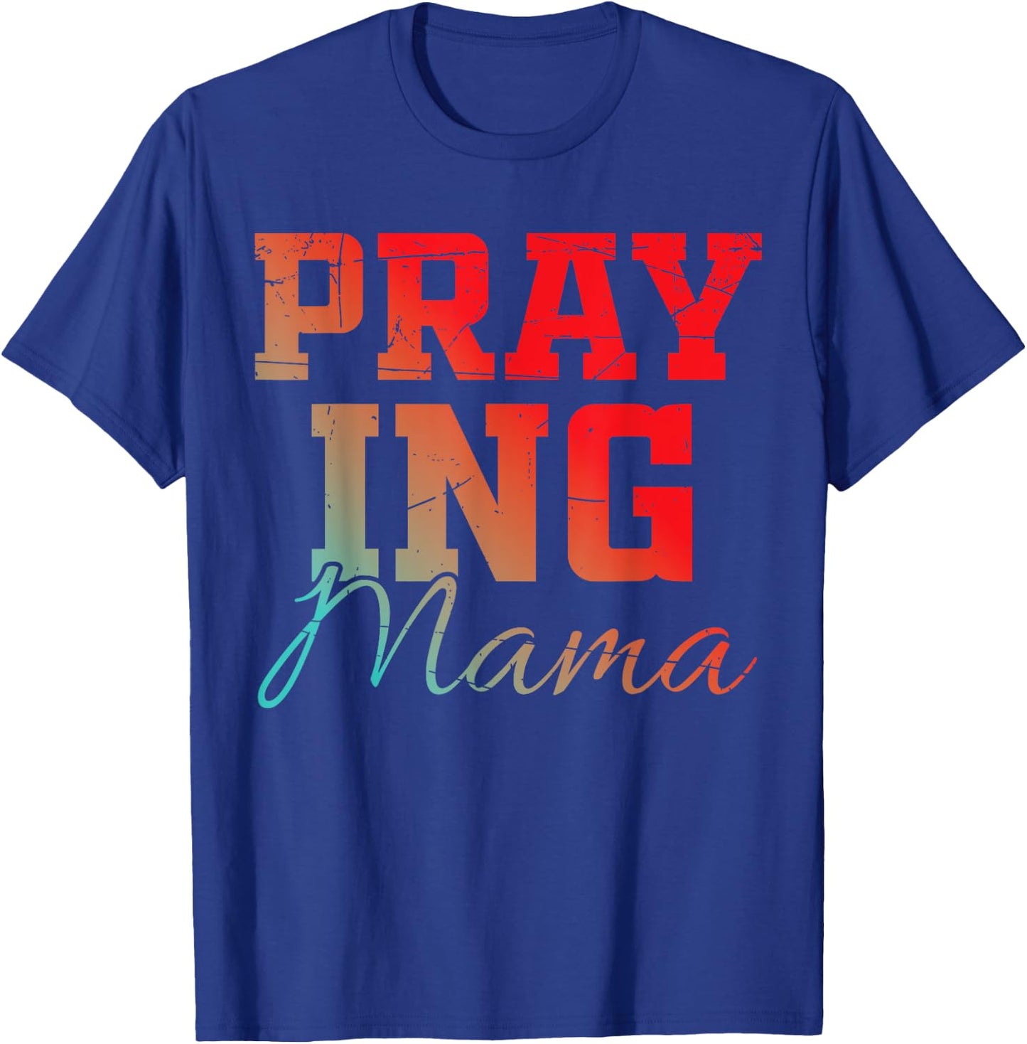 Faith Based Apparel Plus Size Christian Believer Mom 3x T-Shirt - T-Shirt | Royal