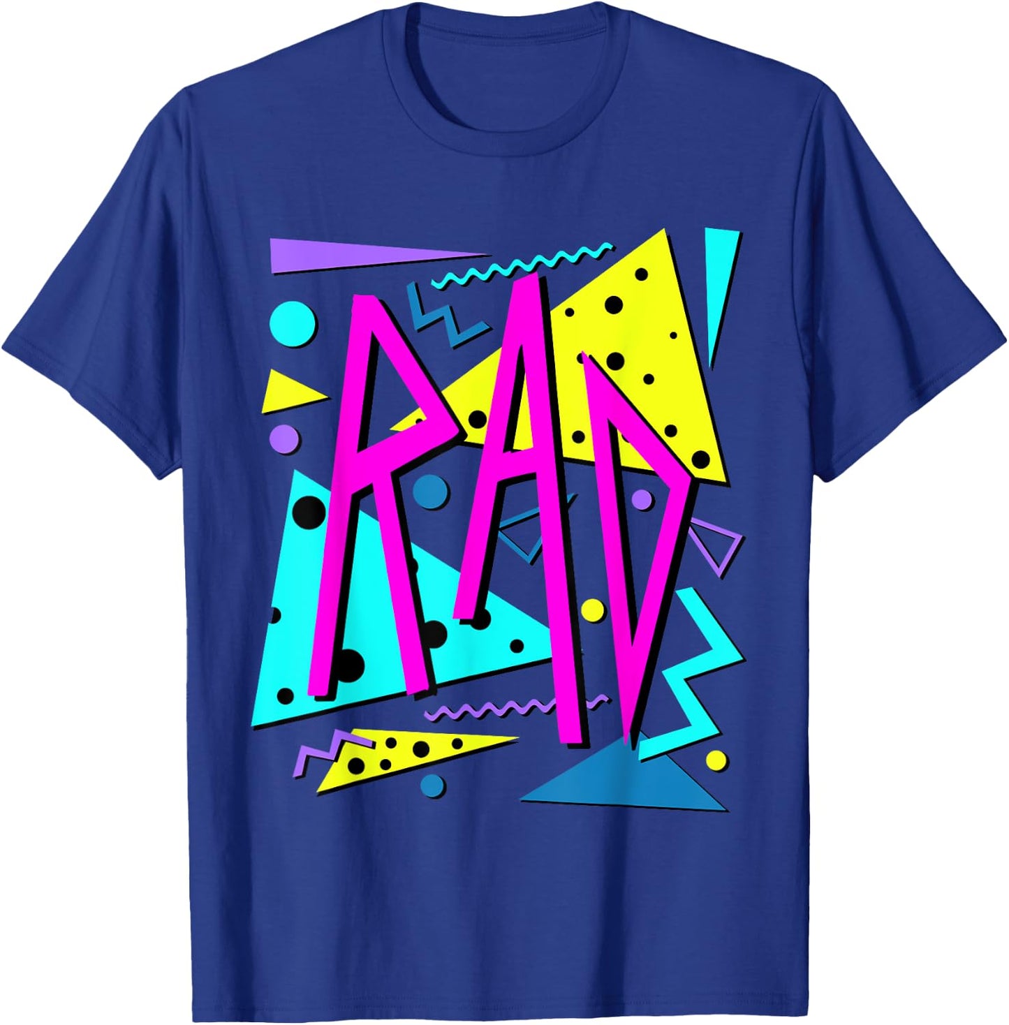 Rad 80's Workout Gym Retro T-Shirt - T-Shirt | Royal