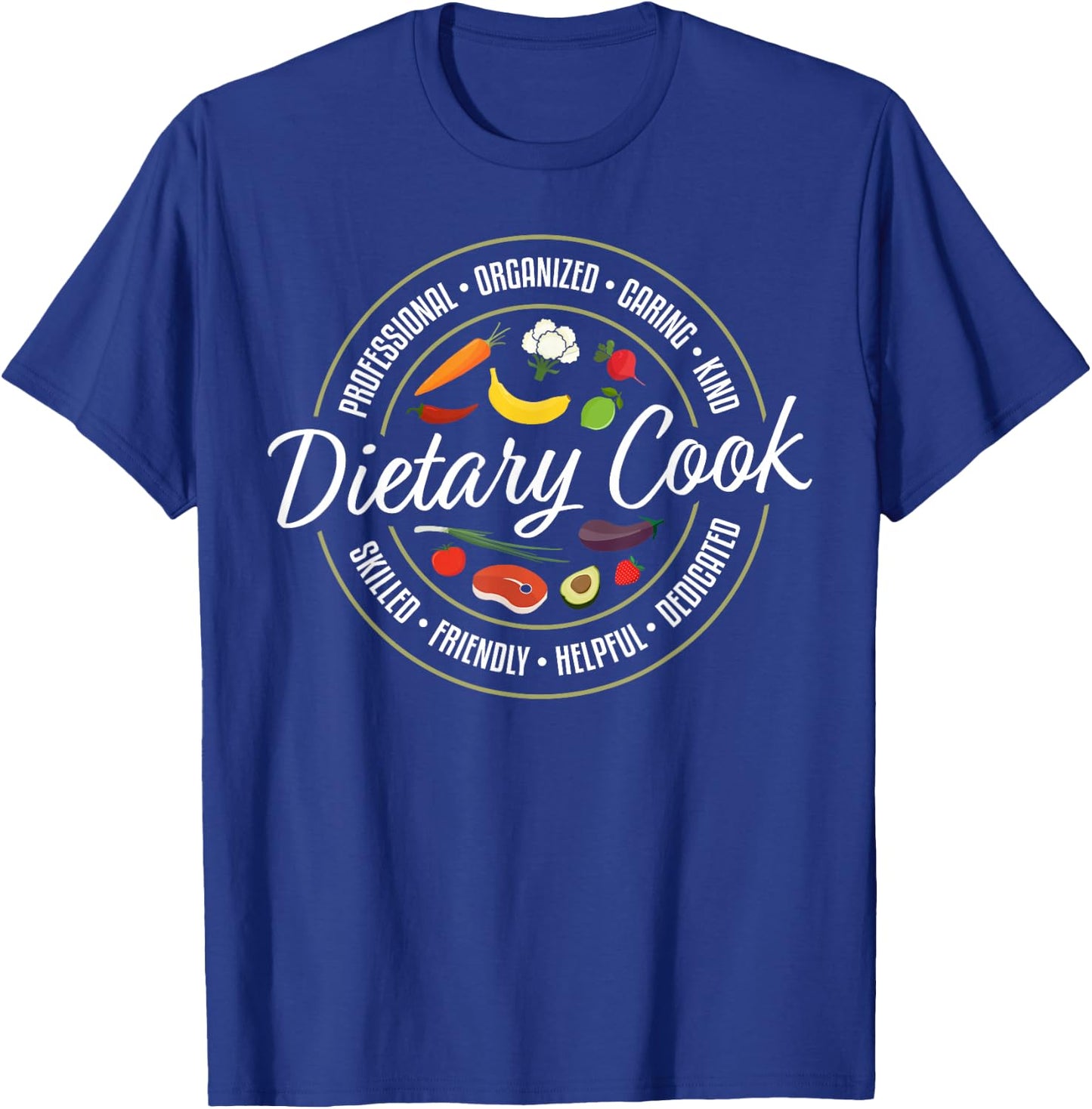 Dietary Cook Job Designs Dietary Cook Job Appreciation - Black, Small, -Adults, Short Sleeve, , Job Appreciation T-Shirt - T-Shirt | Royal