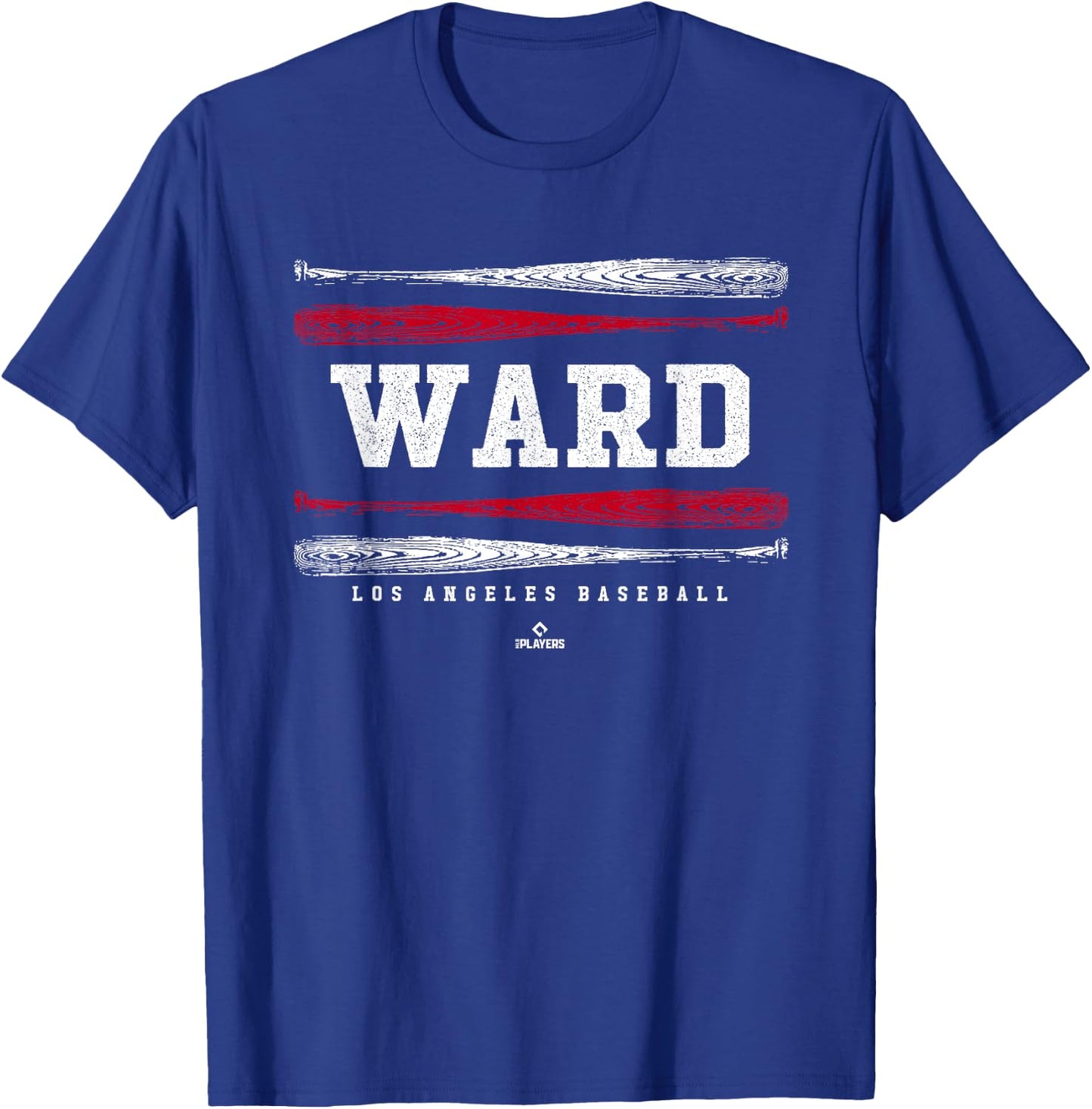 Vintage Baseball Bat Gameday Taylor Ward Los Angeles MLBPA T-Shirt - T-Shirt | Royal