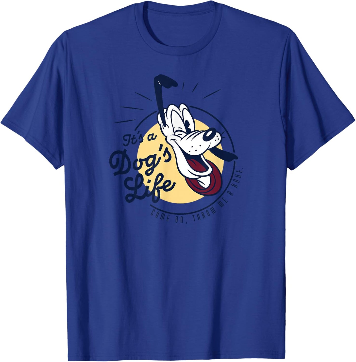 Disney Pluto It’s a Dog’s Life Retro Vintage T-Shirt - T-Shirt | Royal